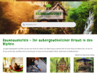 baumhaushotels.info Webseite Vorschau