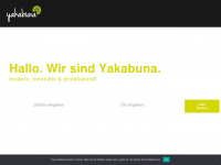 yakabuna.de Webseite Vorschau