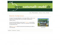 natursaft-mobil.de Webseite Vorschau