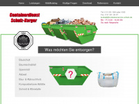 containerservice-schulz.de Webseite Vorschau