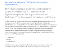 top-psychotherapie.com Webseite Vorschau
