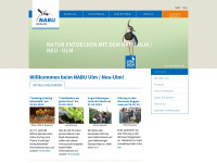 nabu-ulm-neu-ulm.de Webseite Vorschau