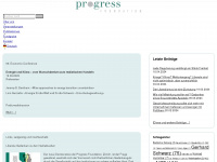 progress-foundation.ch Webseite Vorschau
