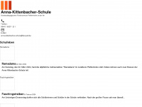 anna-kittenbacher-schule.de Webseite Vorschau