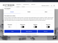 octogon-sensors.com Webseite Vorschau