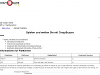 crazybuzzer-de.com Webseite Vorschau