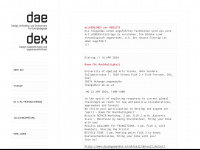 dex.uni-ak.ac.at Webseite Vorschau