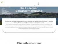 eleganti-bauunternehmung.ch Webseite Vorschau