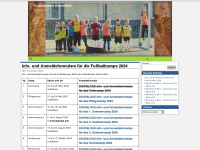 fussballschulebehr.de Webseite Vorschau