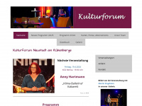 kulturforum-neustadt.jimdo.com Webseite Vorschau