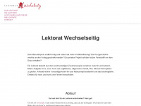 lektorat-wechselseitig.de Webseite Vorschau