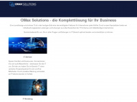 omax-solutions.com Webseite Vorschau