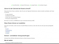 hoster-wechseln.de Webseite Vorschau
