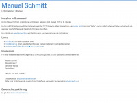 manuel-schmitt.de Webseite Vorschau