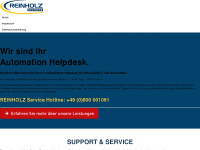 reinholz-helpdesk.com Webseite Vorschau