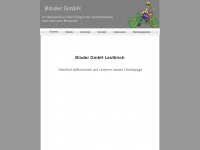 binder-gmbh.net Webseite Vorschau
