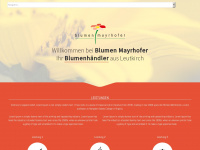 blumenmayrhofer.de Webseite Vorschau