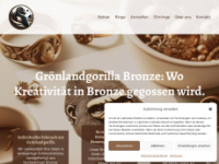 groenlandgorilla-bronze.de Webseite Vorschau