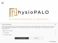 physiopalo.de Webseite Vorschau