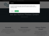 rohrer-platten.ch Webseite Vorschau