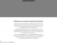 japan-events.de Webseite Vorschau