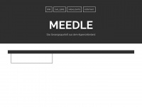 meedle.ch Webseite Vorschau