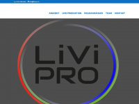 livipro.ch Webseite Vorschau