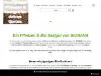 bionana.shop Webseite Vorschau