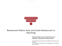 hikaru-restaurant.de Webseite Vorschau