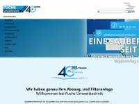 fuchs-umwelttechnik.com Webseite Vorschau