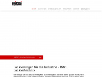 ritzi-lackiertechnik.de Webseite Vorschau