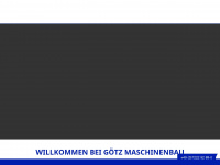 goetz-maschinenbau.de Webseite Vorschau