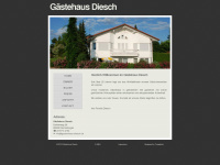 gaestehaus-diesch.de Webseite Vorschau