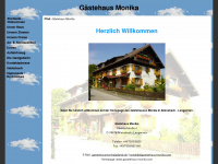 gaestehaus-monika.com Webseite Vorschau
