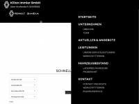 renault-immler.at Webseite Vorschau