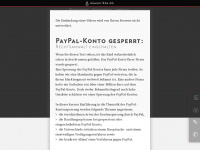 rechtsanwalt-gegen-paypal-konto-gesperrt.de Webseite Vorschau