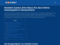 mostbetcasino-de.com Webseite Vorschau