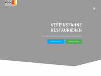 fahnen-restaurieren.de Webseite Vorschau