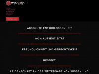 hardtobeat.at Webseite Vorschau