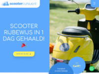 scootercursus.nl Webseite Vorschau