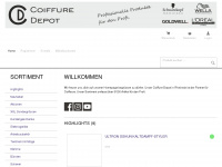 coiffeurdepot.ch Webseite Vorschau