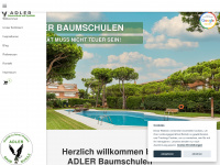 baumschule-adler.de Webseite Vorschau