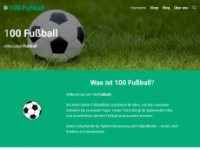 100fussball.de Webseite Vorschau