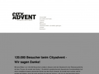 cityadvent.de Webseite Vorschau