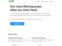 warmepumpe.ch Webseite Vorschau