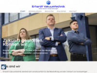 erhardt-vakuumtechnik.de Webseite Vorschau