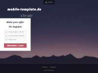 mobile-template.de Webseite Vorschau