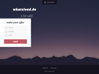 whatslead.de Webseite Vorschau