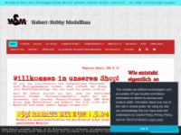 siebert-modellbau.de Webseite Vorschau