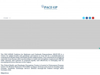paceup.org Webseite Vorschau